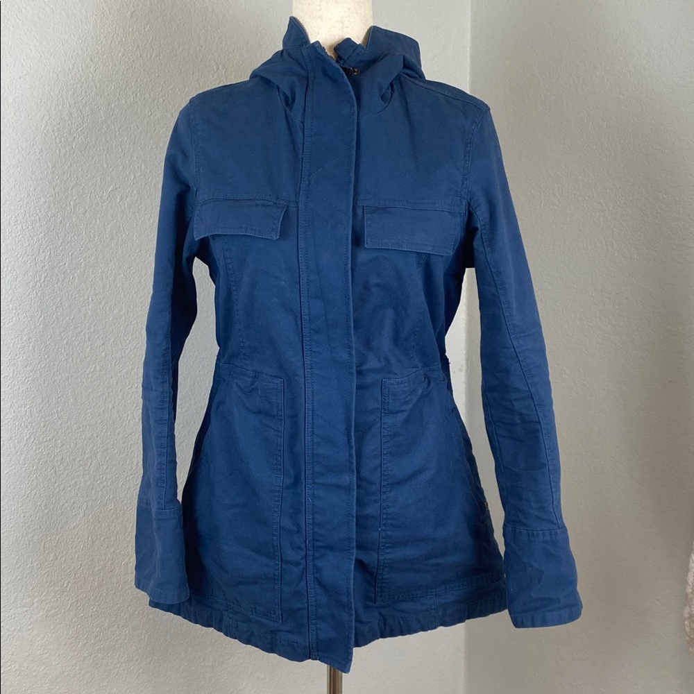Prana Sancho Full Zip Utility Jacket Navy Blue Size XS
